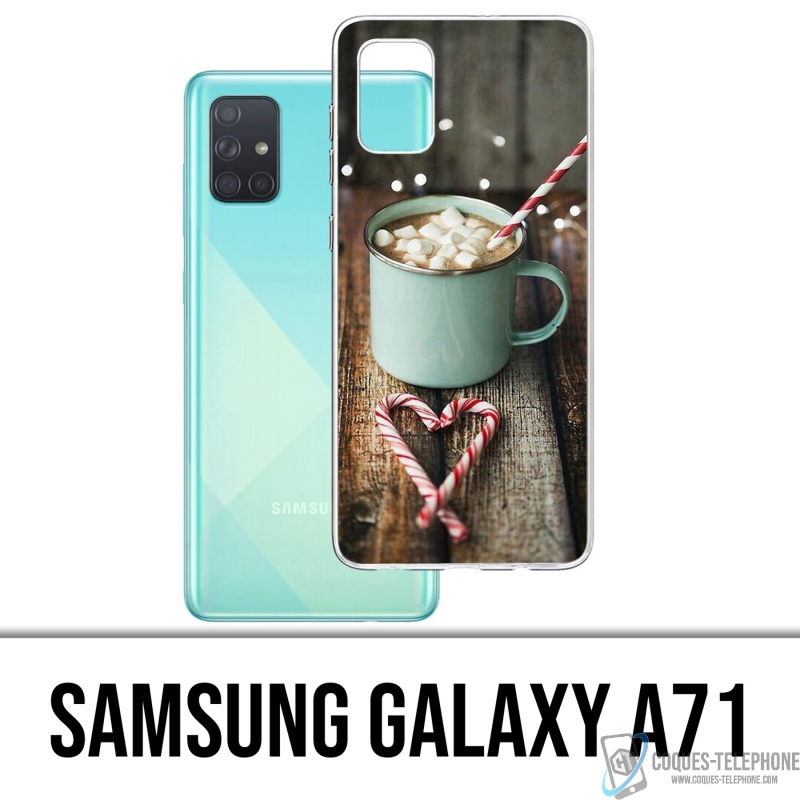 Funda Samsung Galaxy A71 - Chocolate caliente con malvavisco