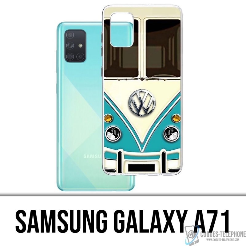Custodia per Samsung Galaxy A71 - Autobus Volkswagen VW vintage