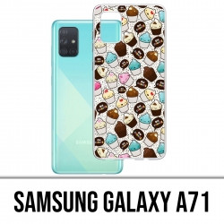 Custodia per Samsung Galaxy A71 - Kawaii Cupcake