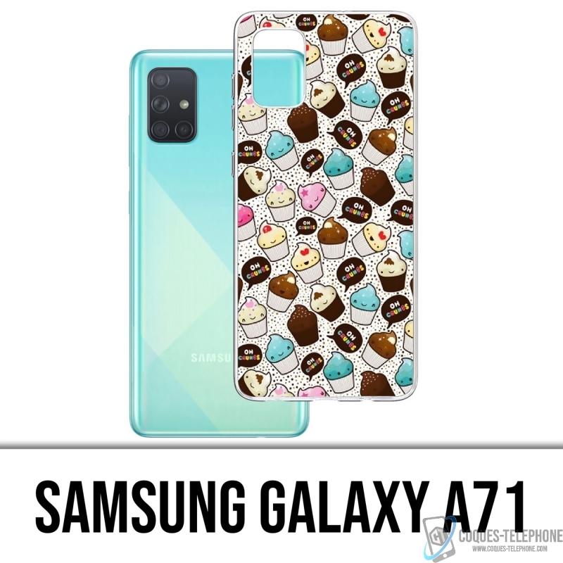 Funda Samsung Galaxy A71 - Cupcake Kawaii