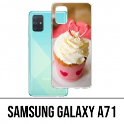 Custodia per Samsung Galaxy A71 - Cupcake rosa