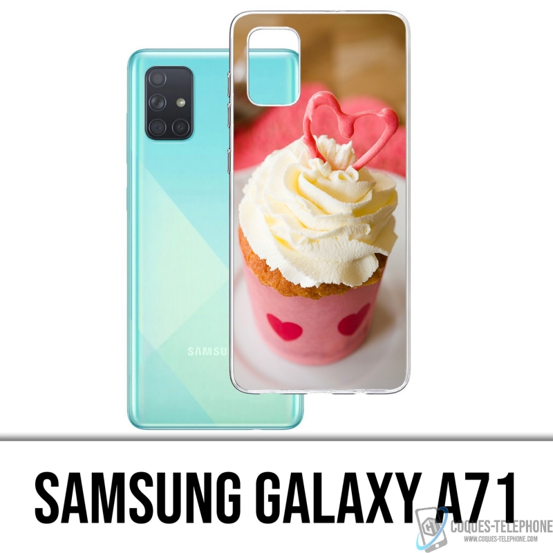 Coque Samsung Galaxy A71 - Cupcake Rose