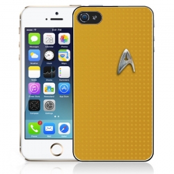 Estuche para teléfono con logo de Star Trek - Amarillo