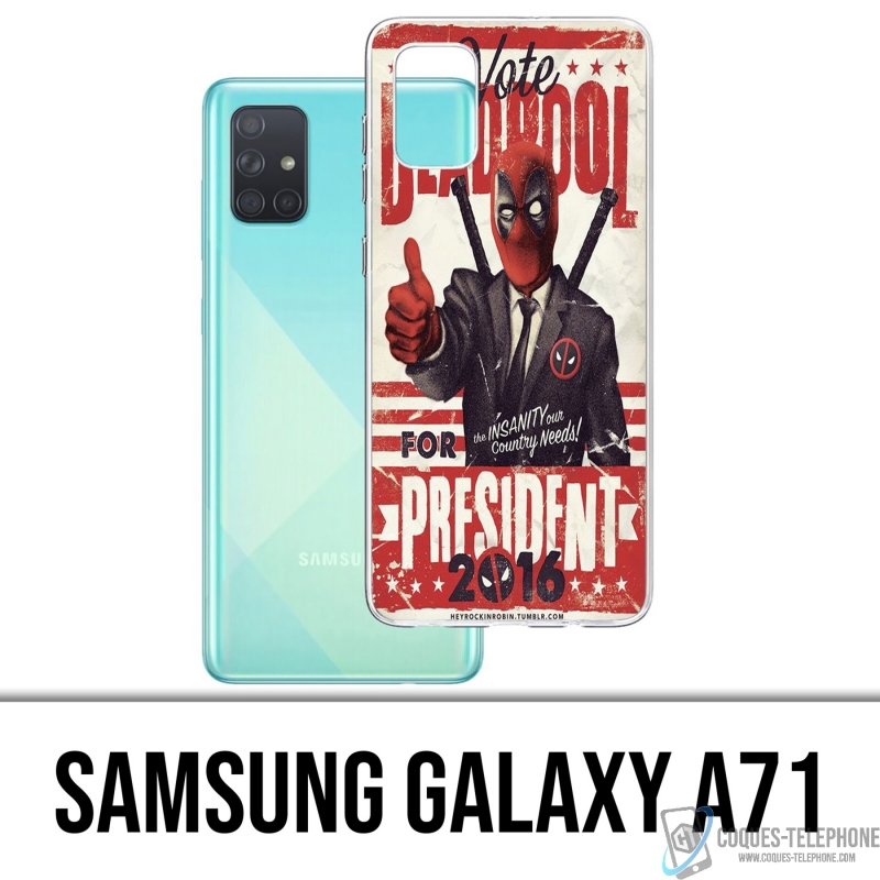 Funda Samsung Galaxy A71 - Presidente de Deadpool