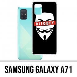 Samsung Galaxy A71 Case - Ungehorsam Anonym