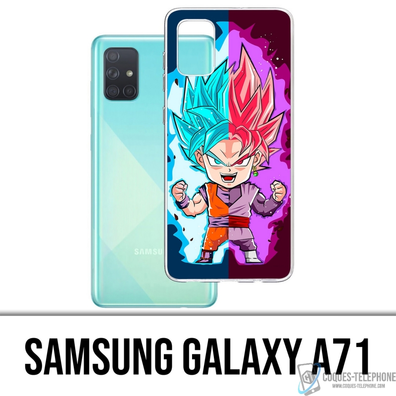 Samsung Galaxy A71 Case - Dragon Ball Black Goku Cartoon