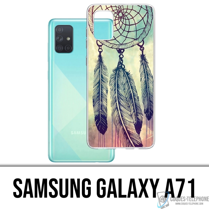 Custodia per Samsung Galaxy A71 - Acchiappasogni Piume
