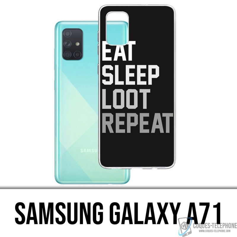 Coque Samsung Galaxy A71 - Eat Sleep Loot Repeat
