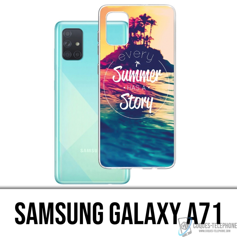 Samsung Galaxy A71 Case - Jeder Sommer hat Geschichte