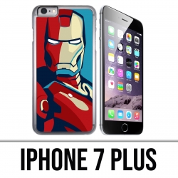 IPhone 7 Plus Hülle - Iron Man Design Poster
