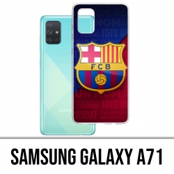 Custodia per Samsung Galaxy A71 - Logo Football Fc Barcelona