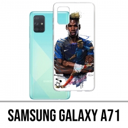 Samsung Galaxy A71 Case - Football France Pogba Drawing