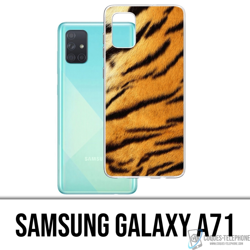 Custodia per Samsung Galaxy A71 - Pelliccia di tigre