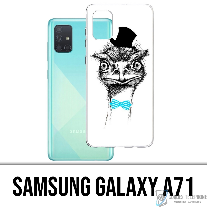 Funda Samsung Galaxy A71 - Funny Avestruz