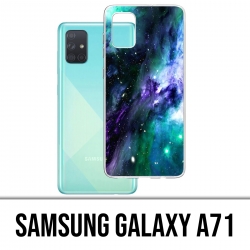 Custodia per Samsung Galaxy A71 - Galaxy Blue
