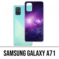 Funda Samsung Galaxy A71 - Galaxy púrpura