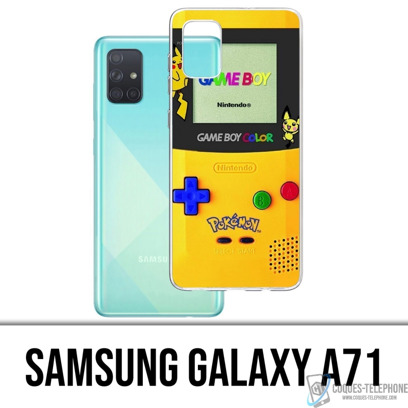 Coque Samsung Galaxy A71 - Game Boy Color Pikachu Jaune Pokémon