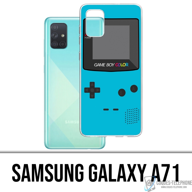 Samsung Galaxy A71 Case - Game Boy Farbe Türkis