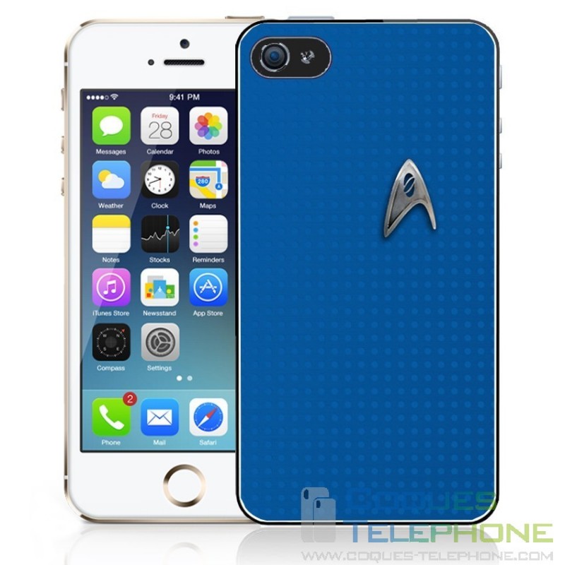 Coque téléphone Star Trek Logo - Bleu