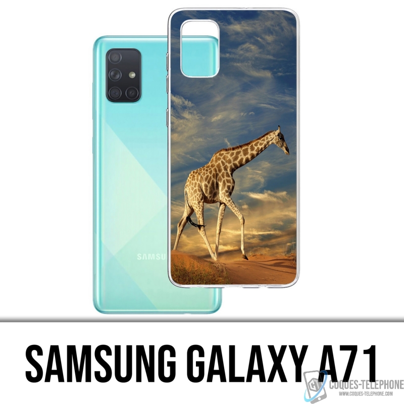 Custodia per Samsung Galaxy A71 - Giraffa