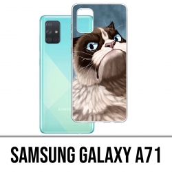 Samsung Galaxy A71 Case - Grumpy Cat