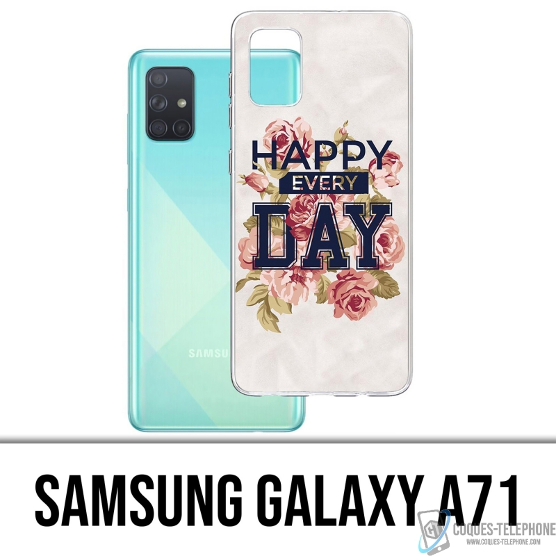 Coque Samsung Galaxy A71 - Happy Every Days Roses