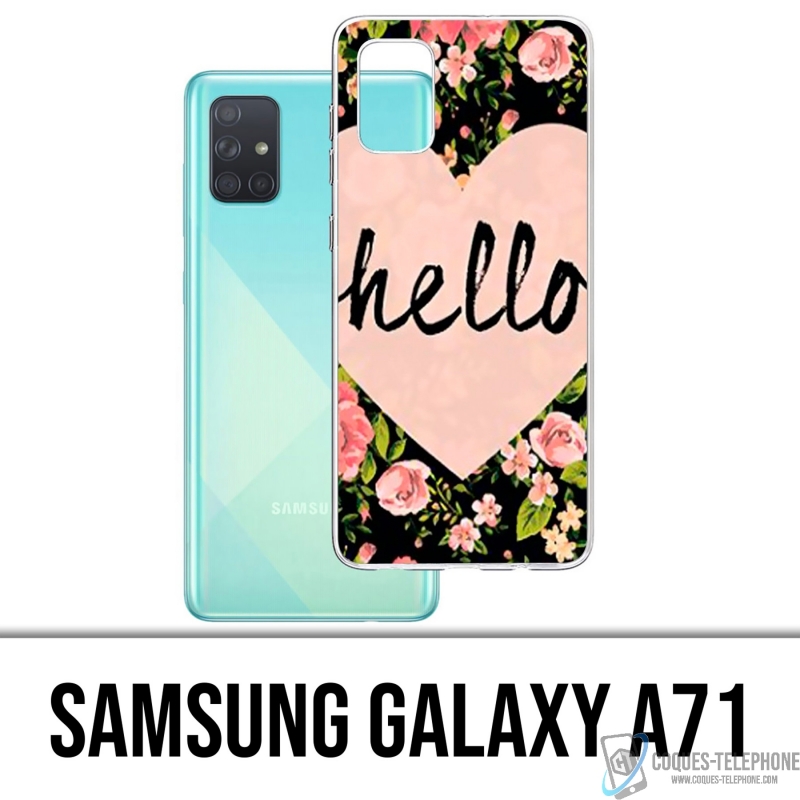Samsung Galaxy A71 Case - Hallo rosa Herz