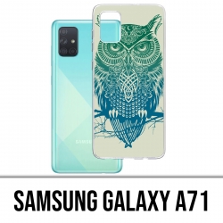 Coque Samsung Galaxy A71 - Hibou Abstrait