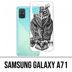 Custodia per Samsung Galaxy A71 - Gufo azteco