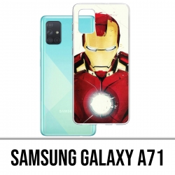 Samsung Galaxy A71 Case - Iron Man Paintart