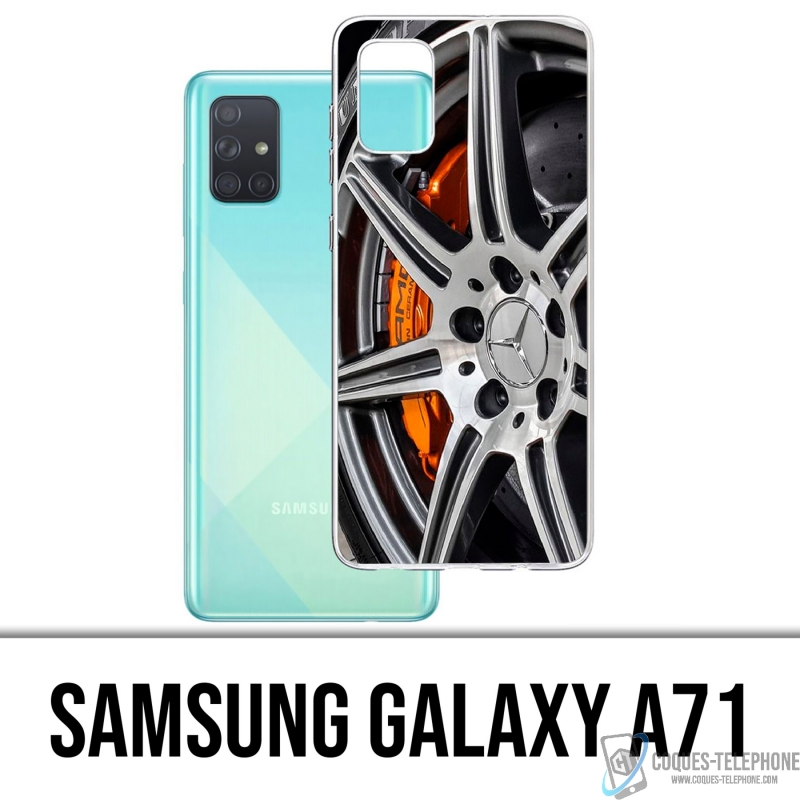 Custodia per Samsung Galaxy A71 - Cerchio Mercedes Amg