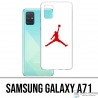 Funda Samsung Galaxy A71 - Jordan Basketball Logo Blanco