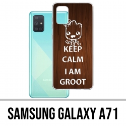 Samsung Galaxy A71 Case - Keep Calm Groot