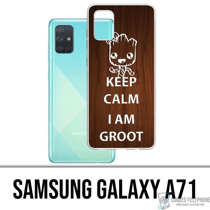 Samsung Galaxy A71 Case - Keep Calm Groot