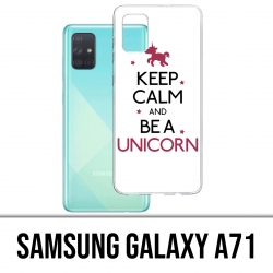 Samsung Galaxy A71 Case - Keep Calm Unicorn Unicorn