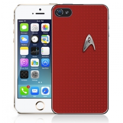 Estuche para teléfono con logo de Star Trek - Rojo