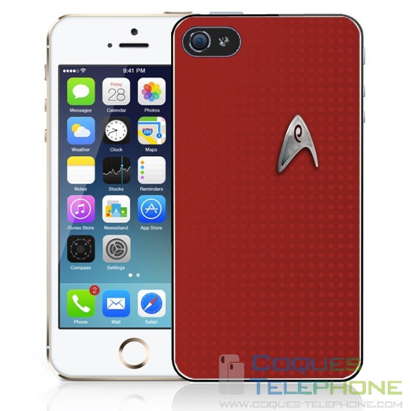 Coque téléphone Star Trek Logo - Rouge