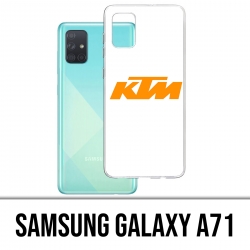 Samsung Galaxy A71 Case - Ktm Logo weißer Hintergrund
