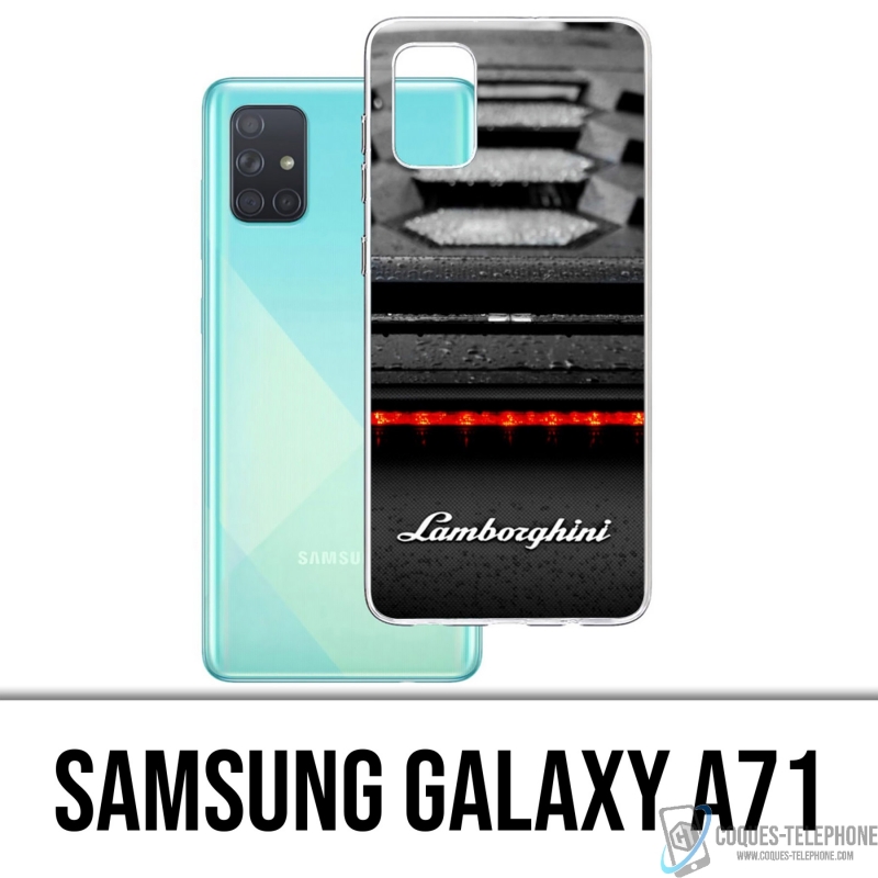 Custodia per Samsung Galaxy A71 - Emblema Lamborghini