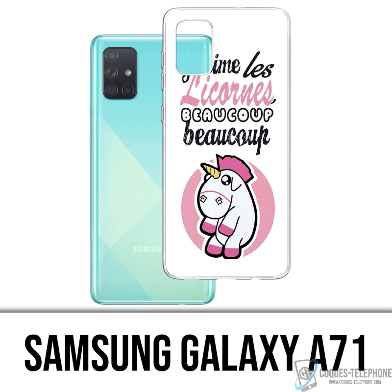 Coque Samsung Galaxy A71 - Licornes