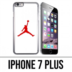 Custodia per iPhone 7 Plus - Jordan Basketball Logo bianca