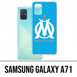 Coque Samsung Galaxy A71 - Logo Om Marseille Bleu