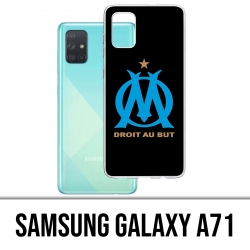 Samsung Galaxy A71 Case - Om Marseille Logo Schwarz