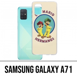 Coque Samsung Galaxy A71 - Los Mario Hermanos