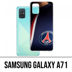 Custodia per Samsung Galaxy A71 - Maglia blu Psg Paris Saint Germain