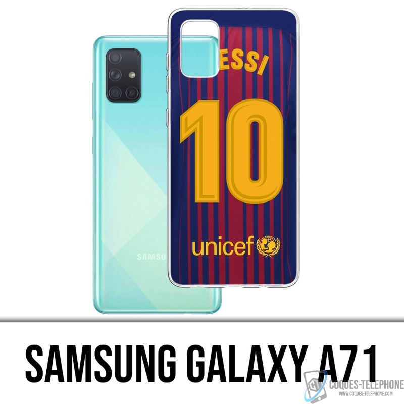 Custodia per Samsung Galaxy A71 - Messi Barcelona 10