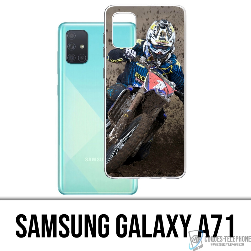 Coque Samsung Galaxy A71 - Motocross Boue