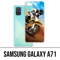 Coque Samsung Galaxy A71 - Motocross Sable