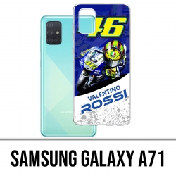 Coque Samsung Galaxy A71 - Motogp Rossi Cartoon