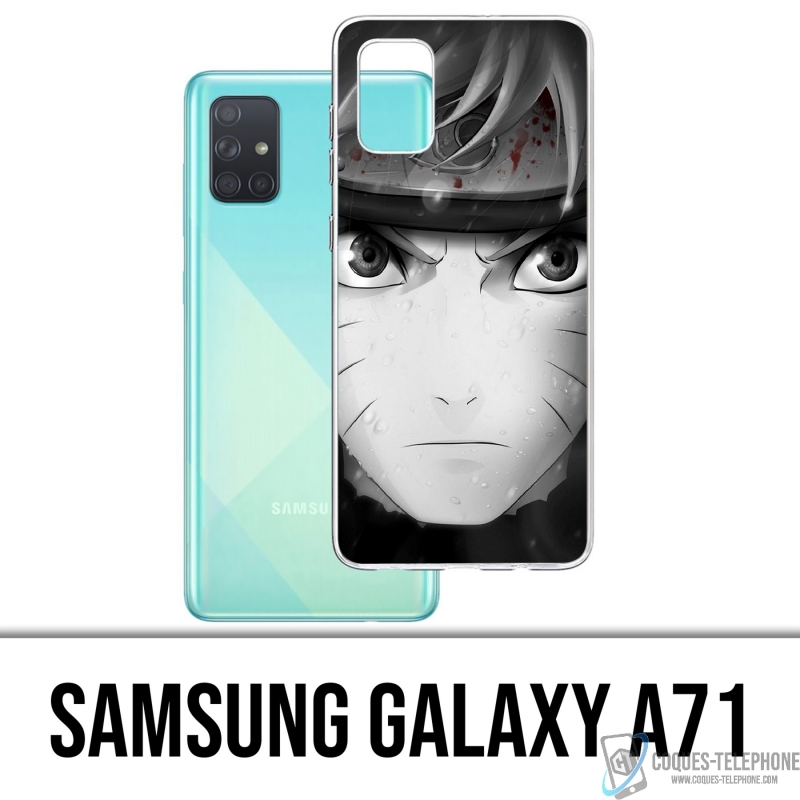 Funda Samsung Galaxy A71 - Naruto Blanco y Negro